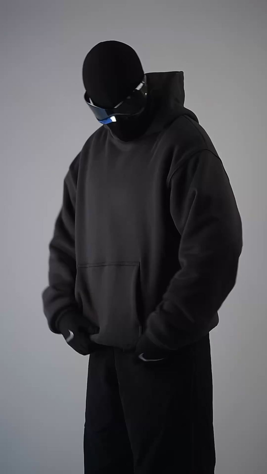 PERFECT HOODIE - ULTRA HEAVYWEIGHT DOUBLE LAYERED “ANTHRACITE”