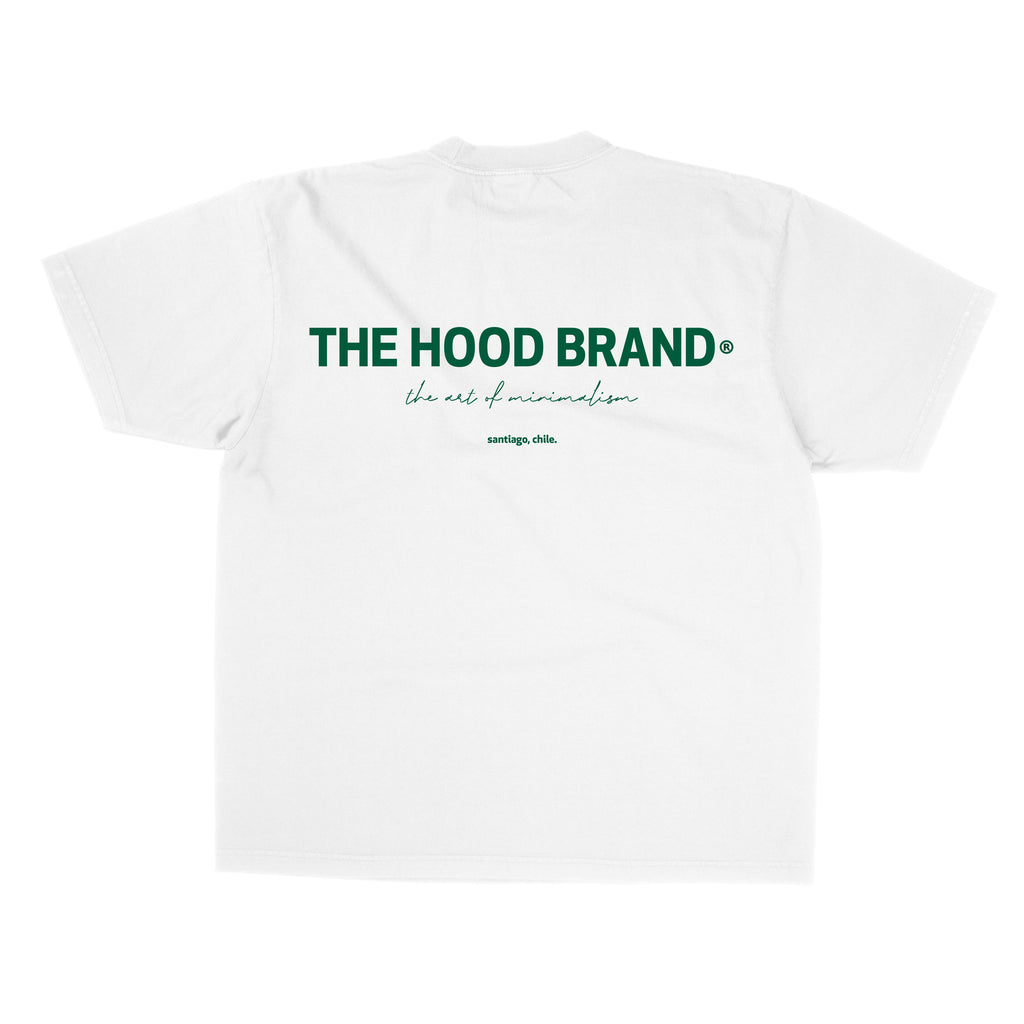 OG LOGO - OVERSIZE HEAVYWEIGHT OFF WHITE /EPSOM GREEN (260GSM) TEE