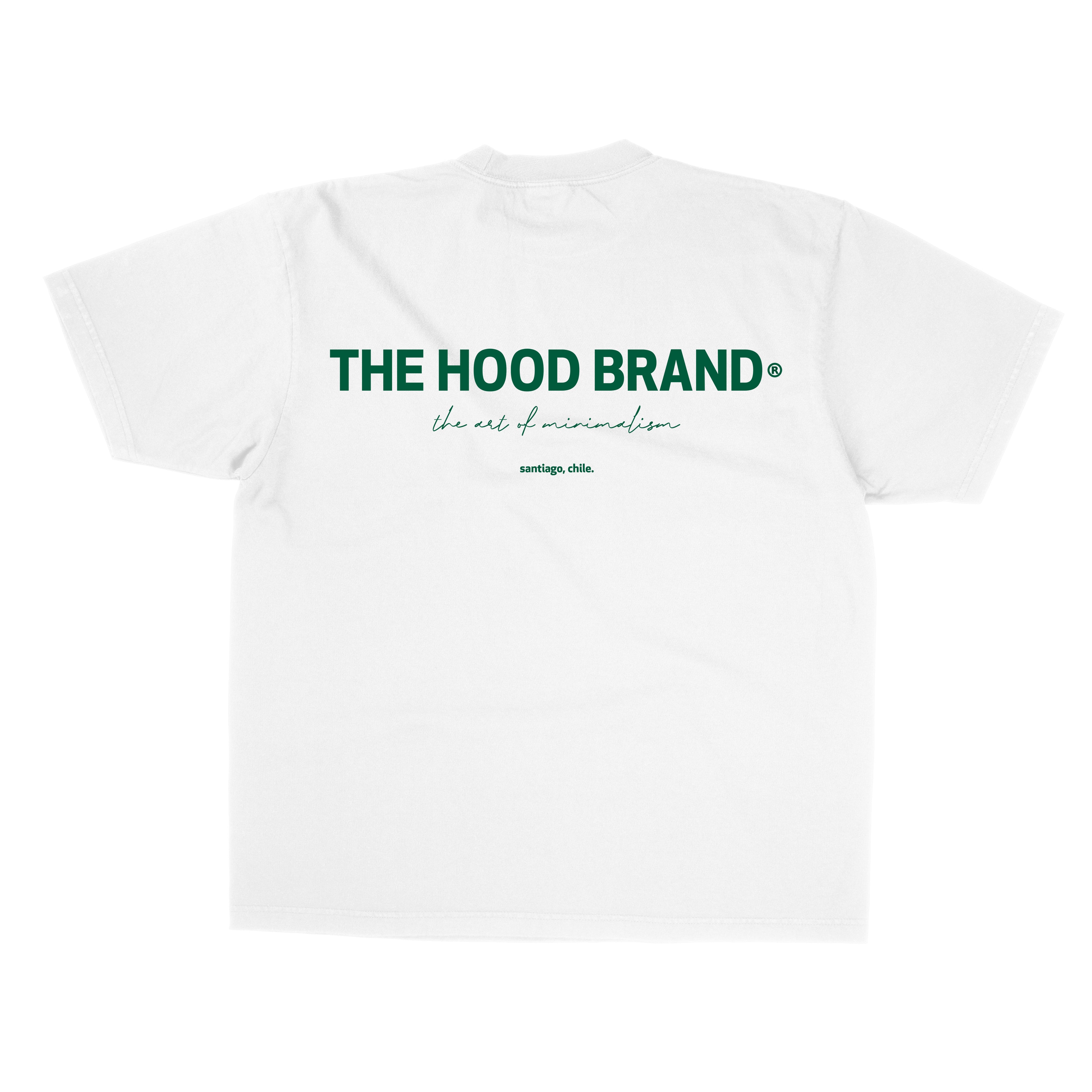 OG LOGO - OVERSIZE HEAVYWEIGHT OFF WHITE /EPSOM GREEN (260GSM) TEE